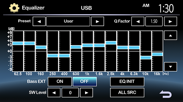 perfect setting equalizer for best sound