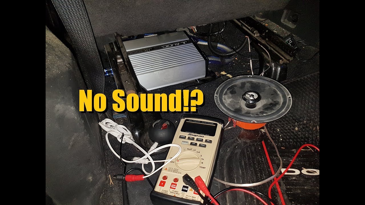 Car Amp Turns On but No Sound from Subs