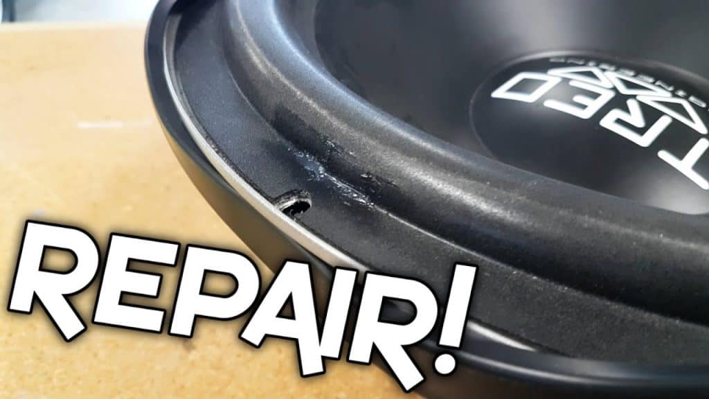 How to Fix a Hole in a Car Subwoofer? 9 Steps