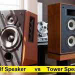 difference between bookshelf and tower speakers